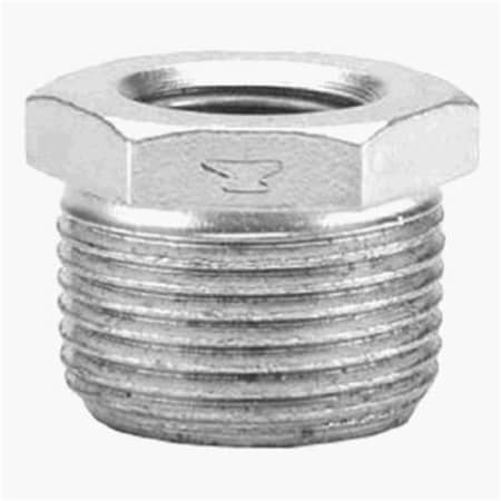 8700131157 1.5 X 1 In. Cast Iron Pipe Fitting Galvanized Hex Bushing